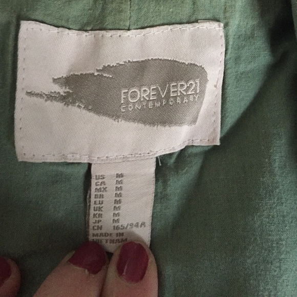 Forever21 Contemporary Army Vest - Picture 4 of 6